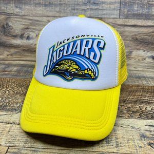 Jacksonville Jaguars Yellow Trucker Hat